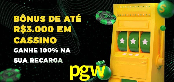 pgw melhor bônus de depósito