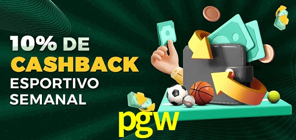 10% de bônus de cashback na pgw